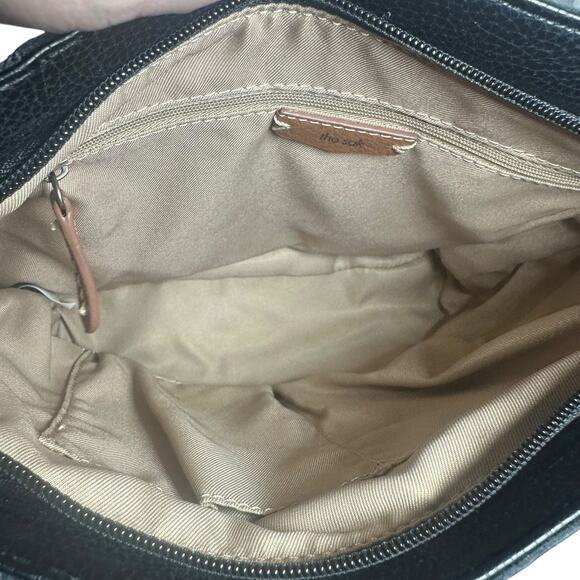 The Sak Black Leather Shoulder Bag Slouchy Soft Pebbled Everyday Purse - Picture 11 of 11